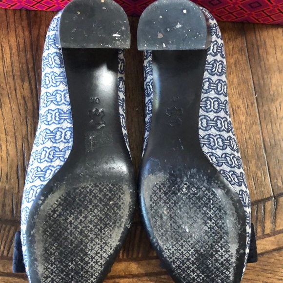 Tory Burch Gemini Link Bow Pump Size 6 - Picture 7 of 10